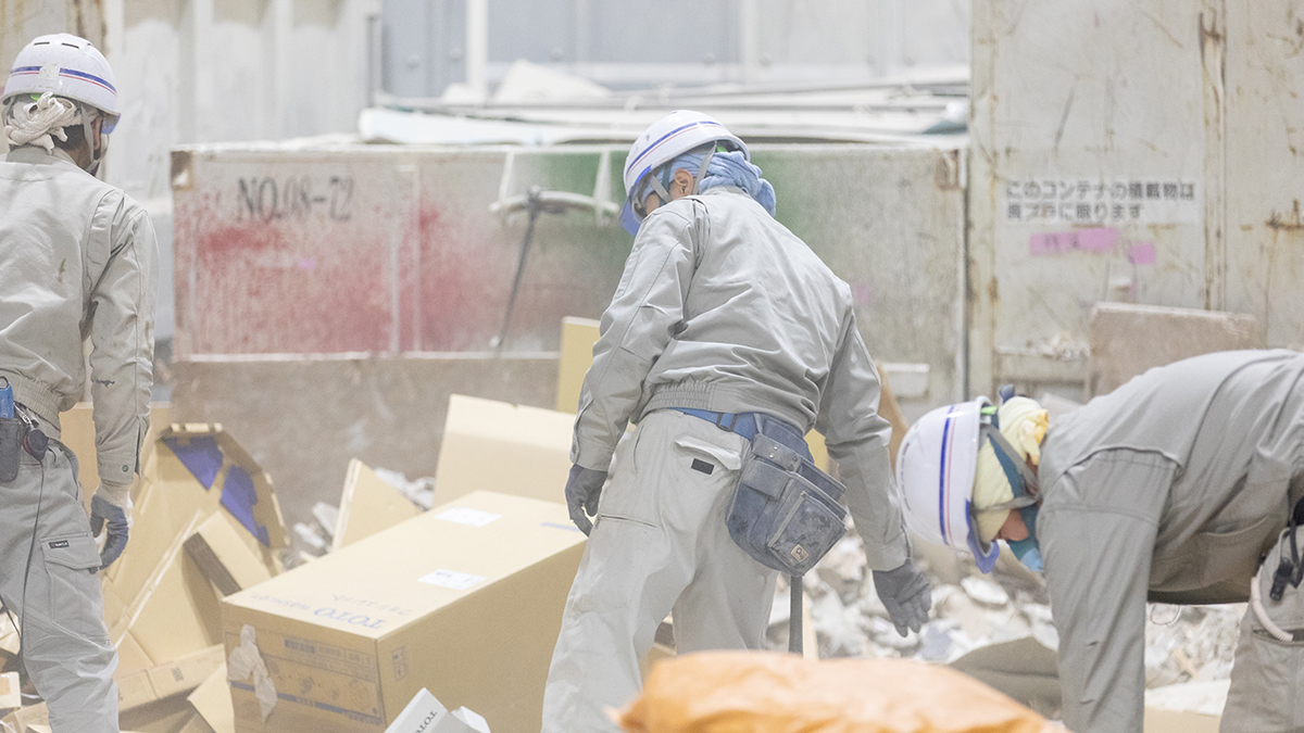 建築廃材を分別する際のコツ